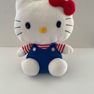 Hello Kitty 9” Plush w/ Overalls